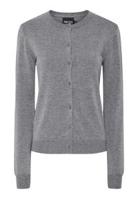 PCNORA O NECK - Kofta - medium grey melange