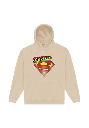 SUPERMAN - CLASSIC LOGO - Sweat à capuche - sand