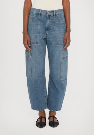 MARCELLE - Cargo trousers - elysian indigo