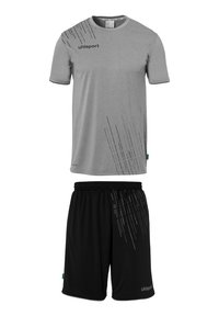 Unselected, dark grau melange schwarz