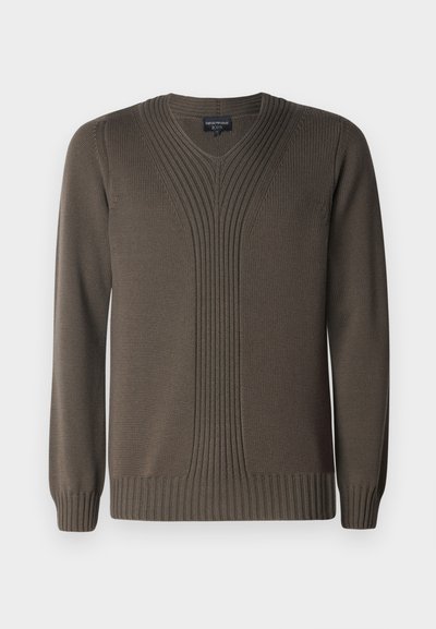 Emporio Armani PULLOVER - Pulóver - mud