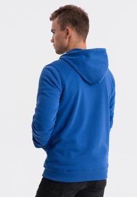 Ombre Mikina na zip - blue