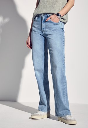 Street One WIDE - Straight leg jeans - blau