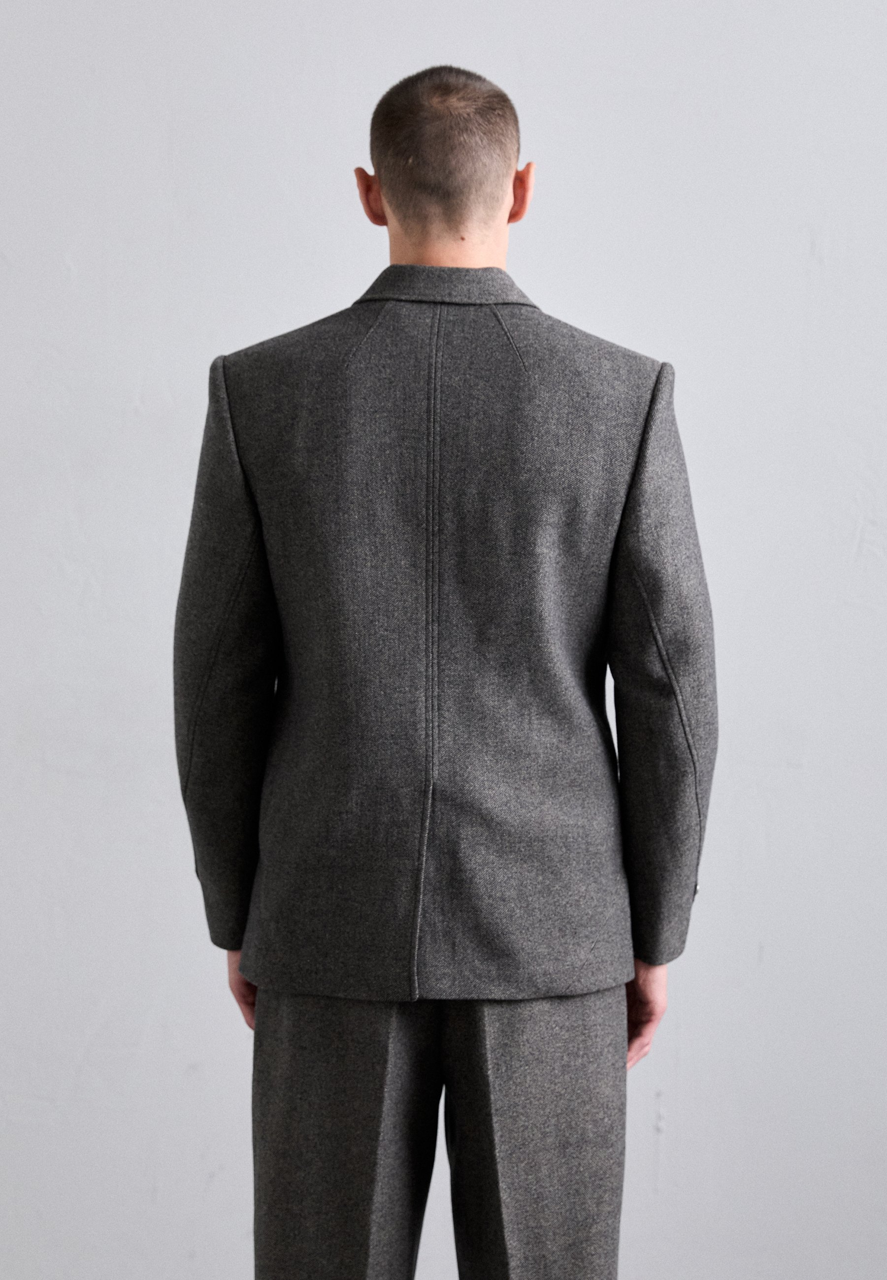 Helmut Lang APEX CAR - Blazer jacket - grey melange/grey - Zalando