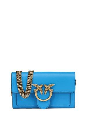 LOVE ONE  - Borsa a tracolla - azzurro dresda-antique gold