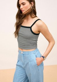 Next LIGHTWEIGHT WIDE TALL - Jeans baggy - blue