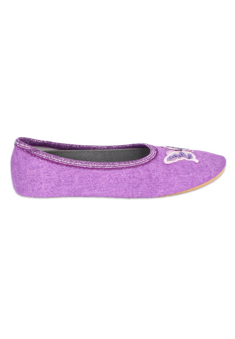 Chaussons Gymnastique Beck Fille - Rose à Nœud, Semelle Antidérapante, Coton Confy