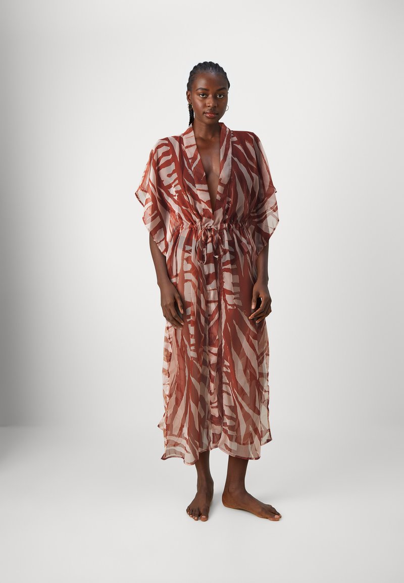 ONLY ONLMADAM LIFE BEACH CARDIGAN - Strandkiegészítő - sorrel