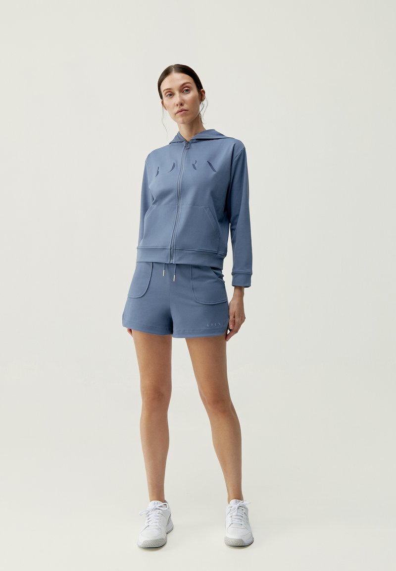 Born Living Yoga Korte broeken donkerblauw denim Born Living Yoga Korte broeken donkerblauw denim