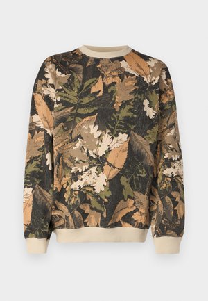 Only & Sons, ONSRAIDEN CREW NECK LEAF CAMO - Sweatshirt - grey