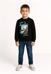 MINOTI GRAPHIC CREW NECK - Melegítőfelső - black