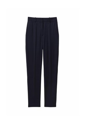 Reiss, PETITE FIT - HALLIE TEXTURED SLIM FIT SUIT TROUSERS - Trousers - navy