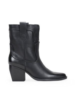 COWBOY MET�LICO - Cowboy/biker ankle boot - black