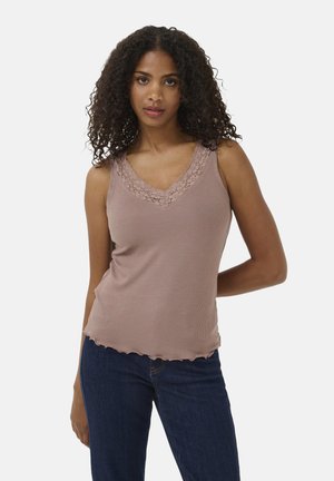 JENNA - Top - deep taupe