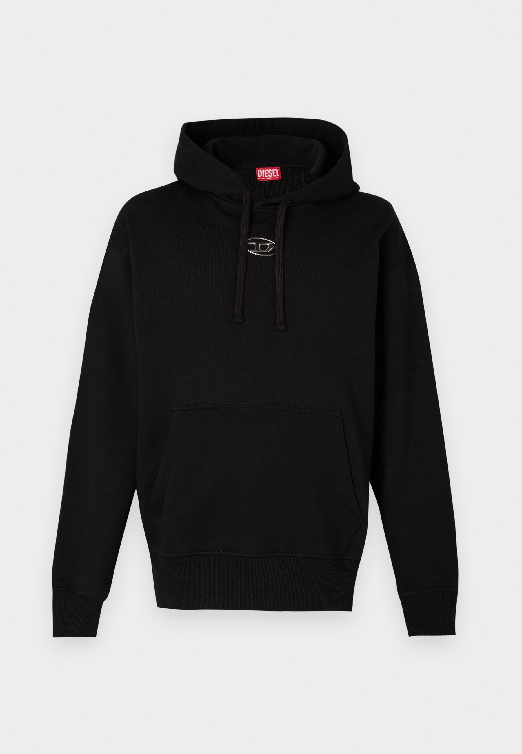 Diesel MACS HOOD UNISEX - Hoodie - black - Zalando.co.uk