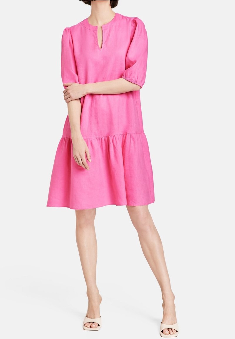 gerry weber retro print dress pink Gerry Weber Women's Dress, Pink (Pastel Rose 30848), 40 : Buy Online at Best Price in KSA