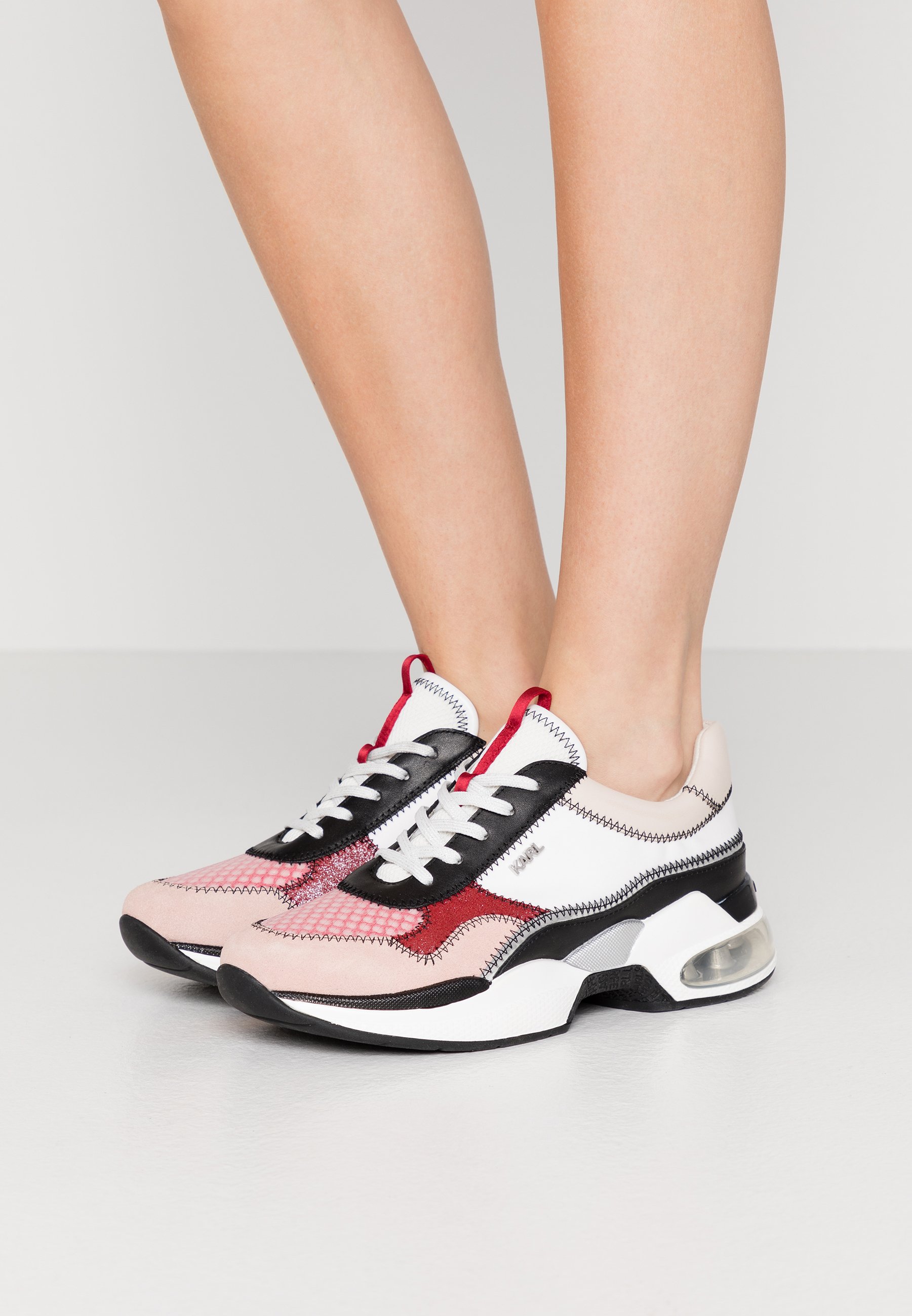 KARL LAGERFELD LAZARE Joggesko pink Zalando.no KARL LAGERFELD LAZARE MID Høye joggesko whiteblack