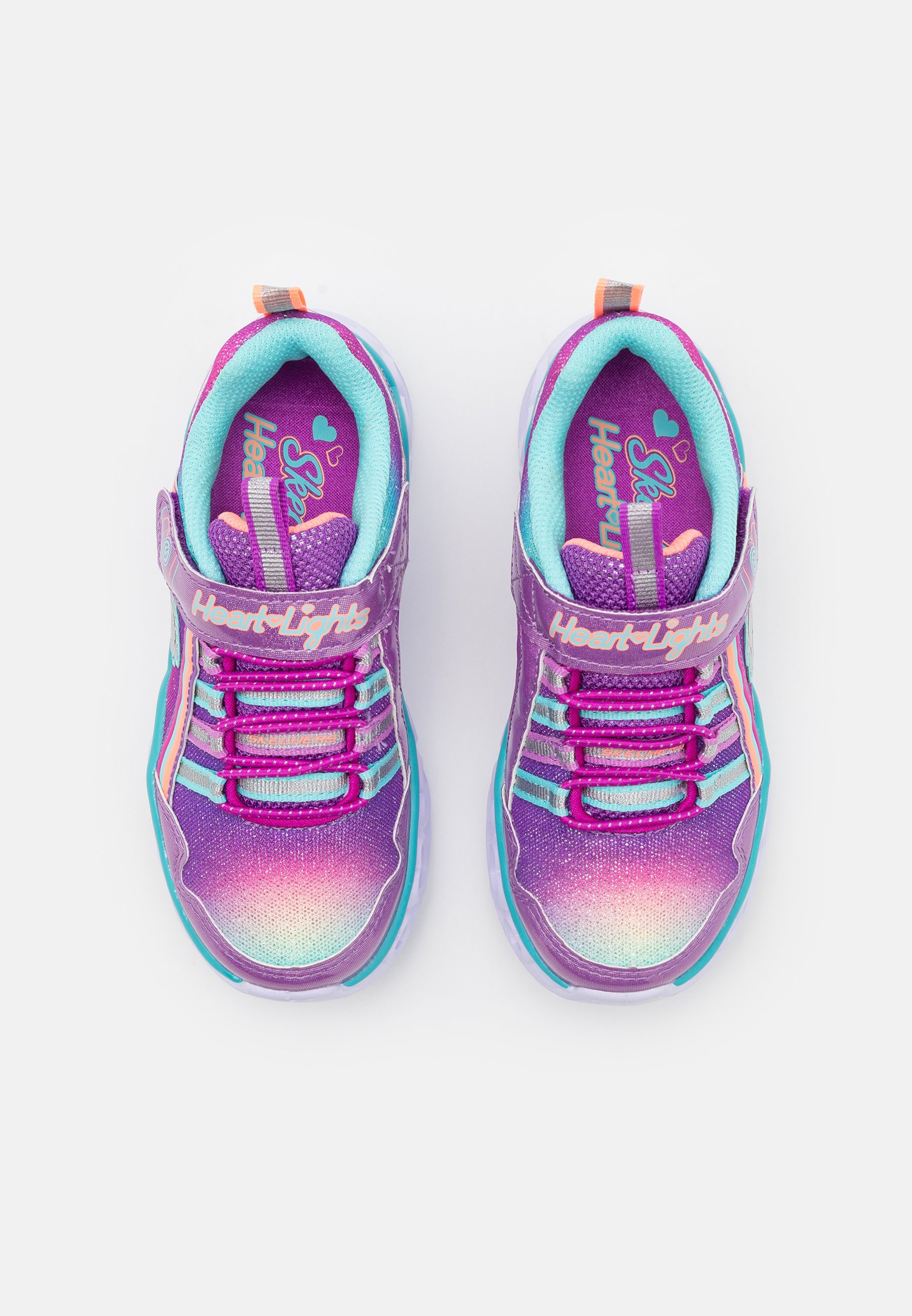 purple sparkly trainers