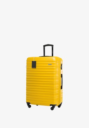 WITTCHEN LARGE SUITCASE WITH LUGGAGE TAG - Zavazadlo - yellow