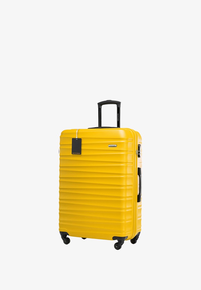 WITTCHEN LARGE SUITCASE WITH LUGGAGE TAG - Bagage / koffer - yellow