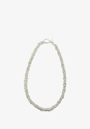Massimo Dutti, LINK CHAIN NECKLACE - Halskæder - silver-coloured