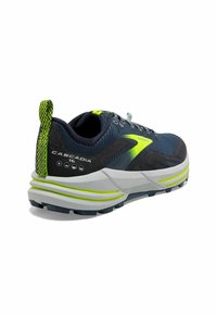 Brooks CASCADIA 16 - Scarpe da trail running - titan peacoat nightlife
