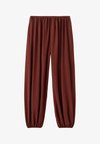 ADULT - Pantalon classique - mottled dark red