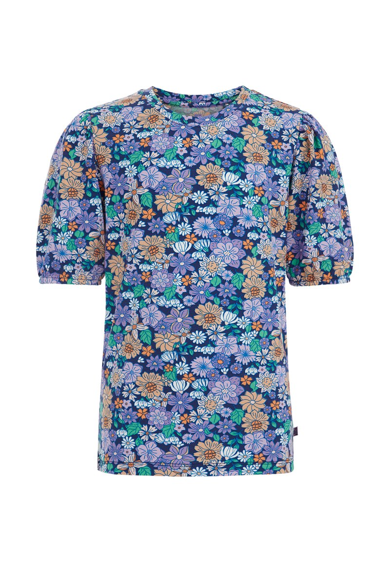 WE Fashion T-shirt print blauwgrijs