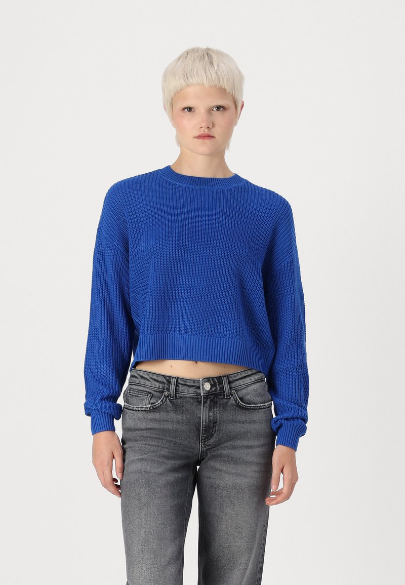 Noisy May NMMAYSA O NECK - Svetrík - lapis blue