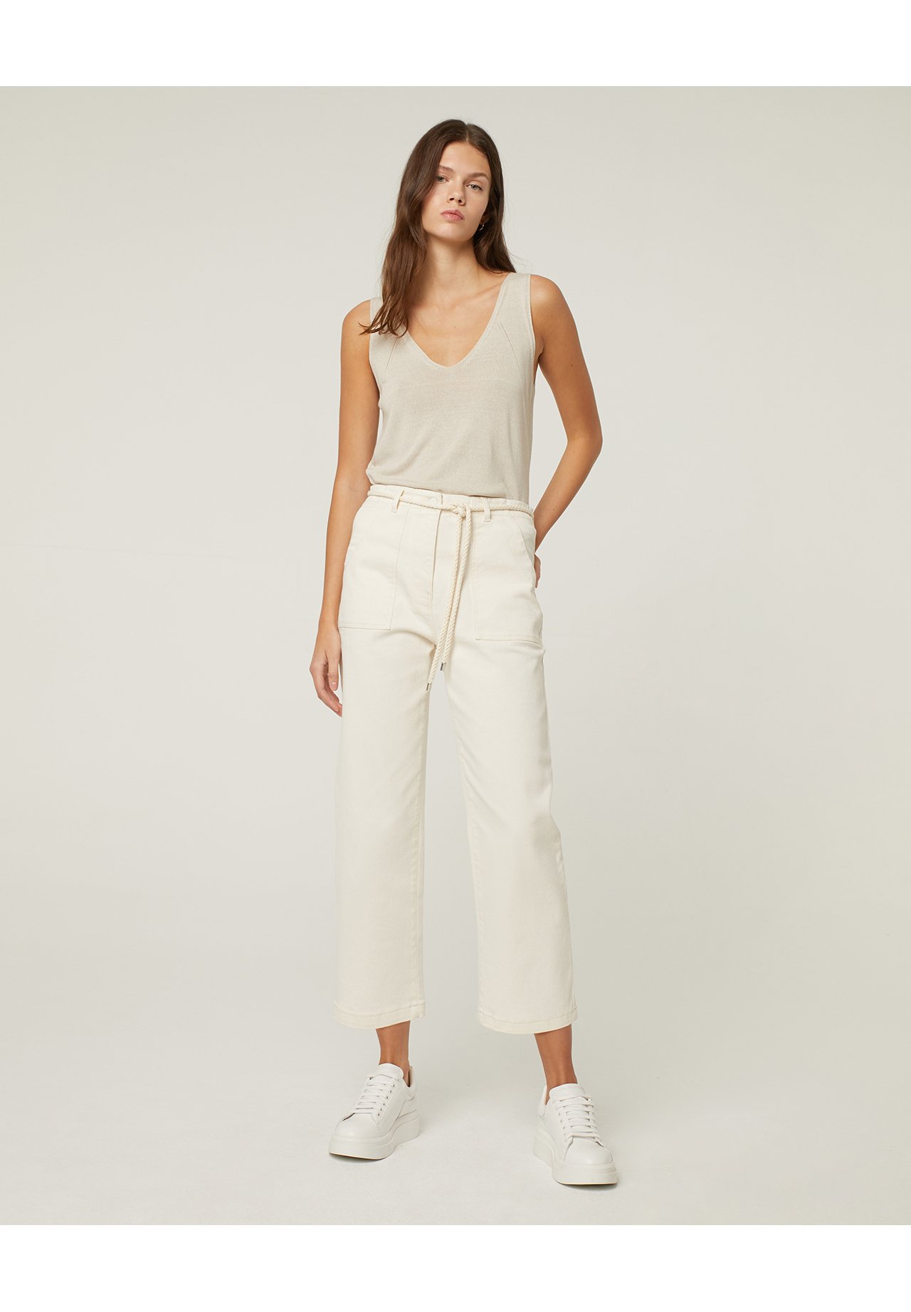 ANDAM Straight leg jeans - crudo/off-white - Zalando.de