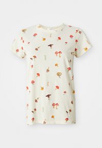 ALL OVER MUSHROOM TEE - Majica kratkih rukava s printom - white