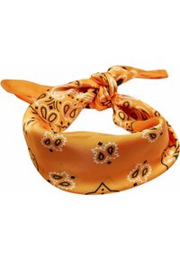 Urban Classics BANDANA UNISEX 2 PACK - Ruta - black orange
