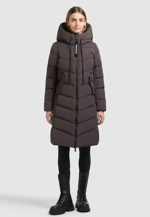 khujo, MIKIA4 - Wintermantel - moody plum
