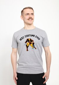 Marvel X-MEN BEST WOLVERINE COSTUME - Camiseta estampada - melange grey