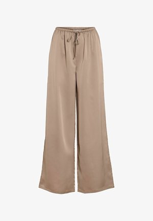 VILA, TROUSERS VIELLETTE WIDE-LEG - Pantalon classique - moonlight