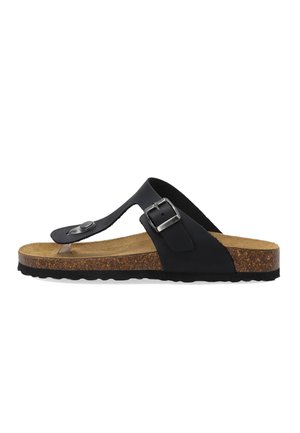 VENEZIA, SLIPPERS - T-bar sandals - black