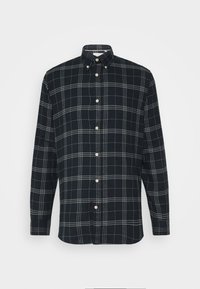SLHSLIM NOOS - Camisa - dark blue/grey