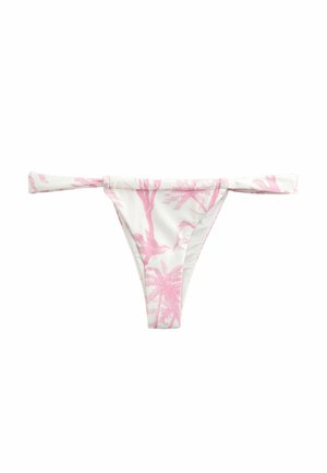 Next, TANGA FIT - HIGH WAIST BIKINI BOTTOMS . - Bikini-Hose - cream pink floral