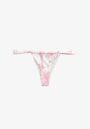 Next, TANGA FIT - HIGH WAIST BIKINI BOTTOMS . - Bikini-Hose - cream pink floral