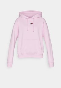 Tommy Jeans BADGE HOODIE - Sweatshirt - french orchid