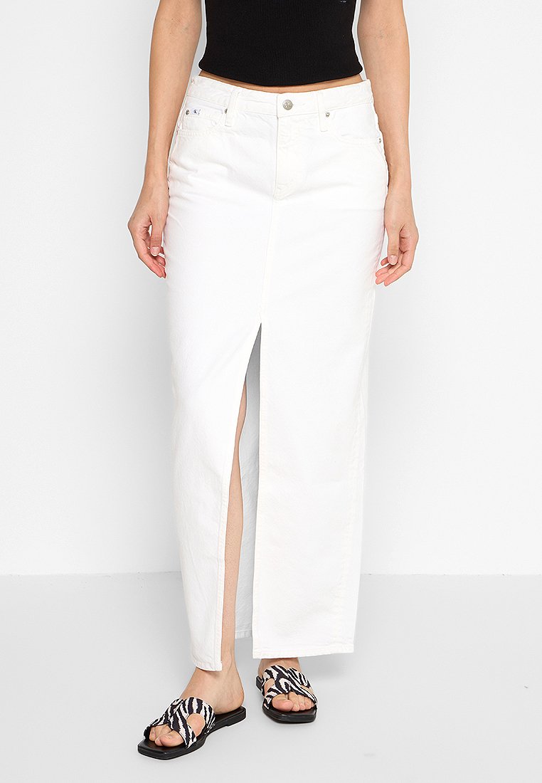 Calvin Klein Jeans Maxirok wit Calvin Klein Jeans Maxirok wit