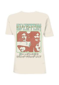 Paradiso Clothing LED ZEPPELIN JAPANESE POSTER - Print T-shirt - white