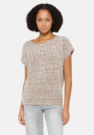 T-Shirt print - taupe beige