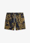 DOVER PURE LINEN PRINT 6" INSEAM CHINO SHORTS - Shorts - dark night navy