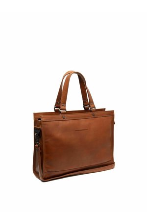 The Chesterfield Brand MANLY LAPTOPFACH - Cross body bag - cognac