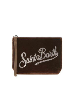 ALINE CON STRASS - Trousse - marrone