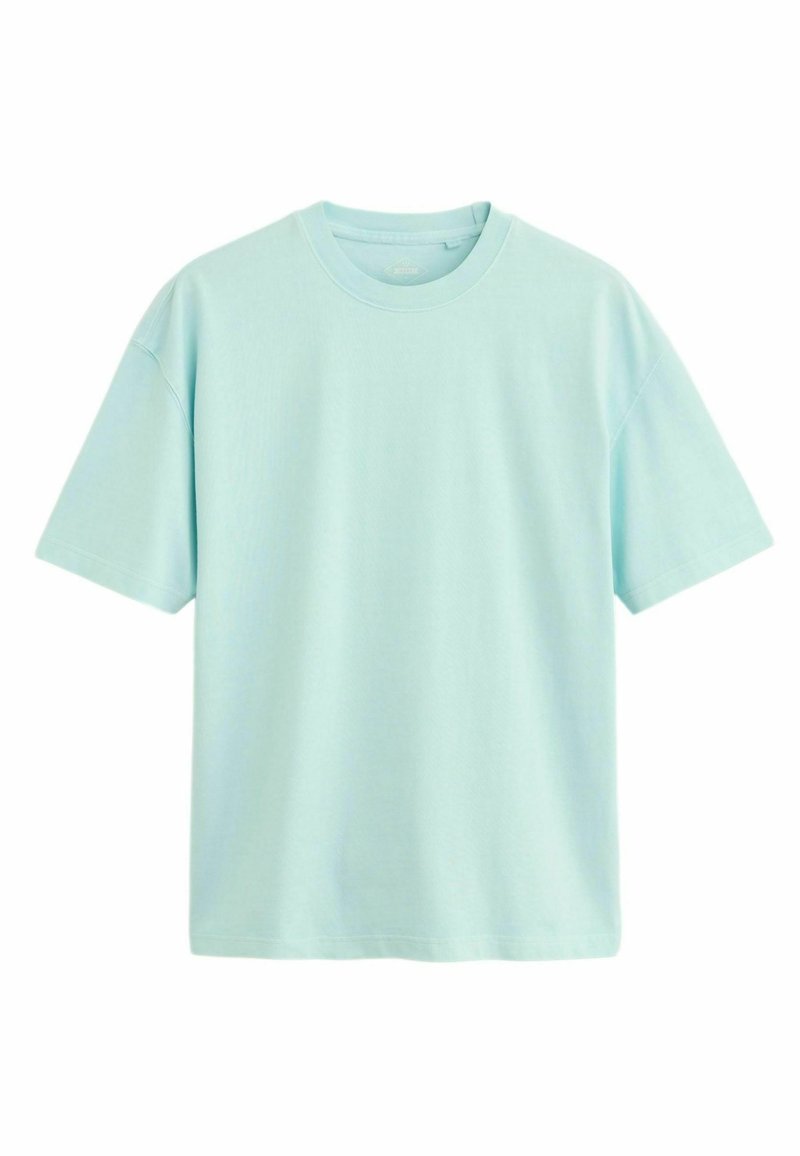 Next HEAVYWEIGHT - Paprasti marškinėliai - aqua blue garment dye