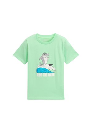 T-shirt imprimé - soft neo green