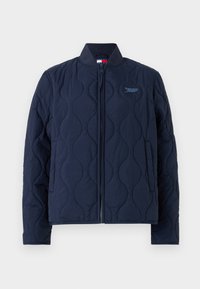 Tommy Jeans ONION QUILT JACKET - Light jacket - dark night navy