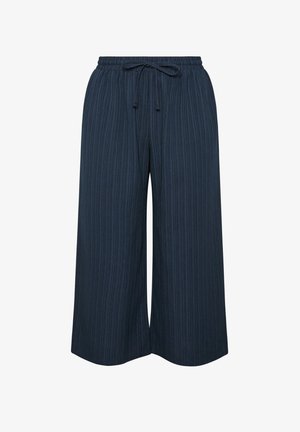 Yours Clothing, WOMEN'S CROPPED TROUSERS - Pantalon classique - navy